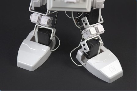 Humanoid 2-servo-motor foot &amp; ankle (left)