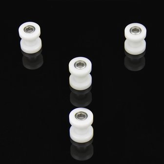 Nylon Pulley With Bearing - 4 Pack