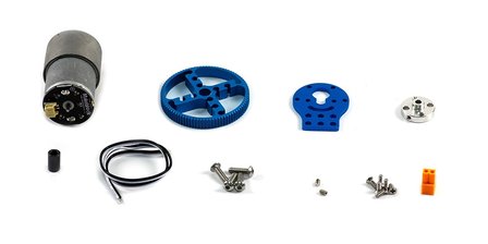 37mm DC Robot Motor Pack - Blauw