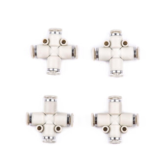 &phi;4 Cross Four-Way Connector(4-Pack)