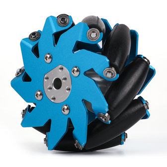 100mm Right Mecanum Wheel with 4mm Shaft Connector