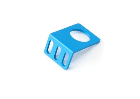 &phi;16 Cylinder Bracket L1 - Blue