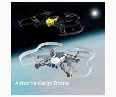 Airborne cargo drone Mars