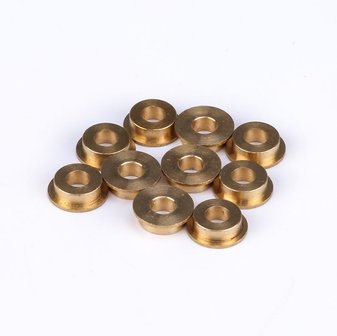 Flange Copper Sleeve 4*8*3mm (10-Pack)