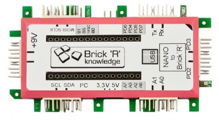 Brick&#039;R&#039;knowledge Arduino Nano Adapter - zonder Arduino