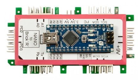 Brick&#039;R&#039;knowledge Arduino Nano Adapter - met Arduino