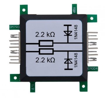 Brick&#039;R&#039;knowledge Resistor double 2.2kOhm - with protection diode