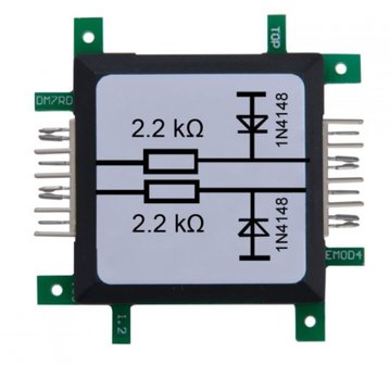 Brick&#039;R&#039;knowledge Dubbele Weerstand 2.2kOhm - met Beschermingsdiode