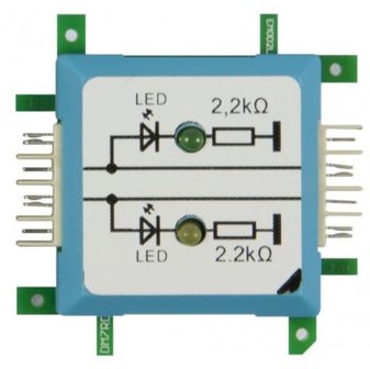 Brick&#039;R&#039;knowledge LED dual grounded green/yellow