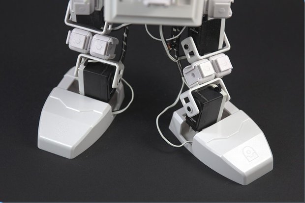 Humanoid 2-servo-motor foot & ankle (right)