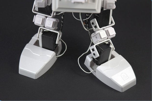 Humanoid 2-servo-motor foot & ankle (left)