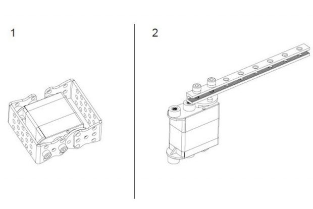 Digitale Servo MEDS15 - 16,5kg/cm - 6V