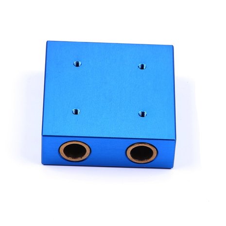 Slider With Copper Sleeve Blue - 48x48x16 mm