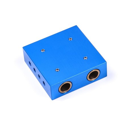 Slider With Copper Sleeve Blue - 48x48x16 mm