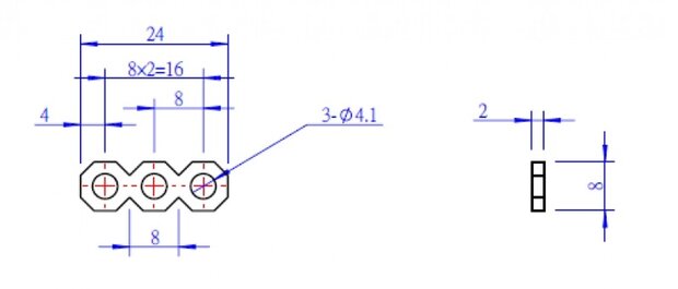 Linkage-024-Blue (10-Pack)