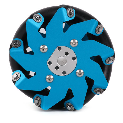 100mm Right Mecanum Wheel with 4mm Shaft Connector