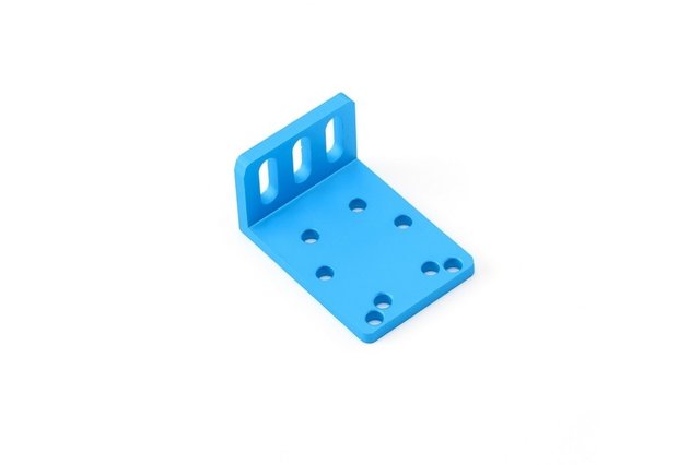 3V/4V Solenoid Valve Bracket - Blue