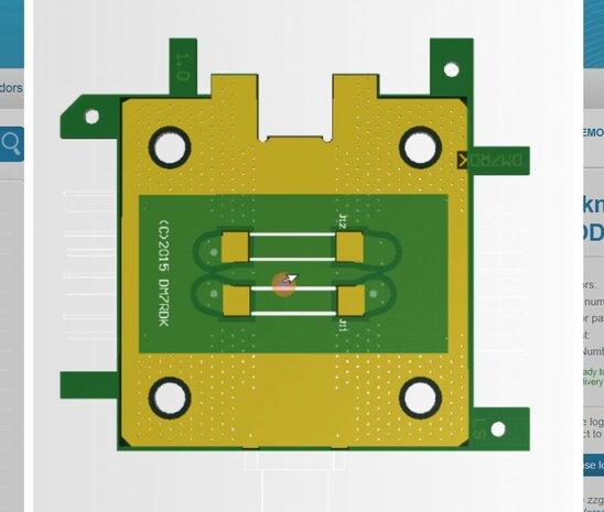 Brick'R'knowledge PCB GHz EMODGSMA2