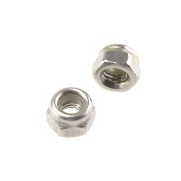 Nylon lock nut 4mm - 50 Pack