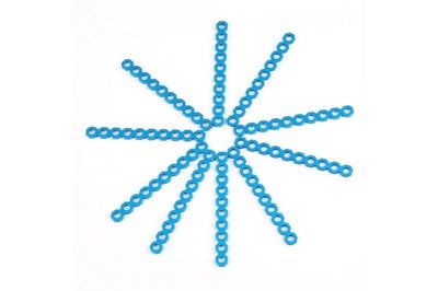 Cuttable Linkage 080 - Blue (10-Pack)