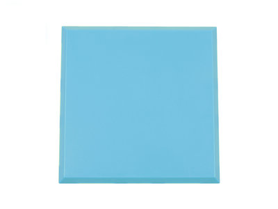 Brick'R'Knowledge Plastic bowl 1x1 cyan upper and bottom, pack of 10