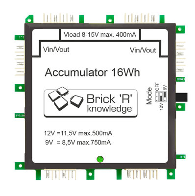 Brick'R'knowledge Accu Brick 9V/12V