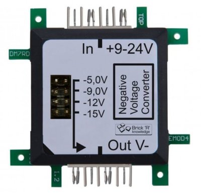 Brick'R'knowledge Spanningsregelaar 7-24V DC naar -9/-12/-15, 5A
