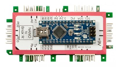 Brick'R'knowledge Arduino Nano Adapter - with Arduino