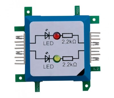 Brick'R'knowledge LED dual red/yellow