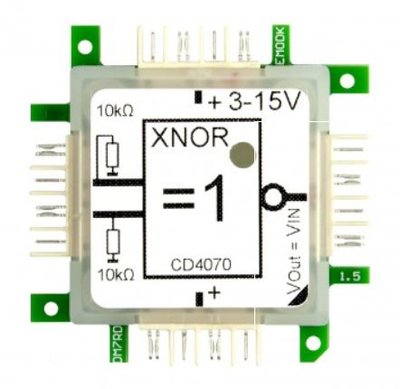 Brick'R'knowledge Logic XNOR CD4070