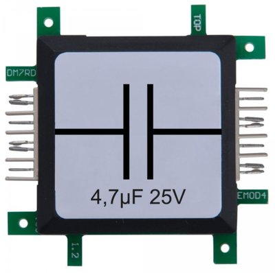 Brick'R'knowledge Condensator 4.7µF 25V