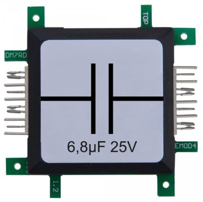 Brick'R'knowledge Condensator 6.8µF 25V