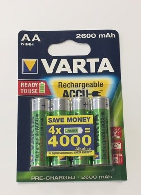 VARTA 4xAA Rechargeable