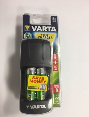 VARTA Pocket charger + 4xAA